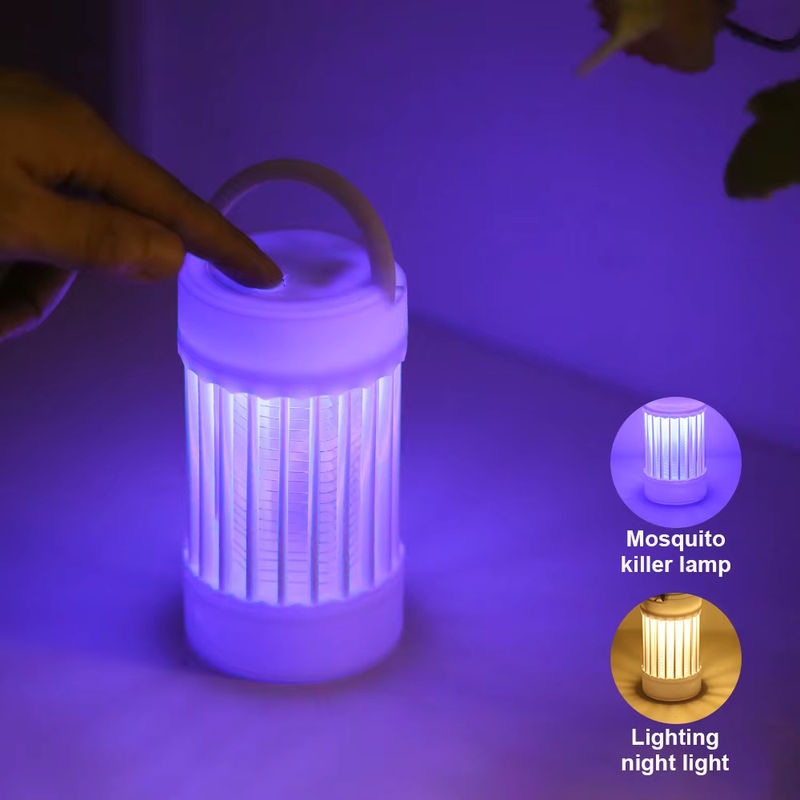 Elektrische Moskito-Lampe von PARKSON in Weiß mit UV-Licht und USB-Anschluss als Insektenvernichter für Camping und Zuhause - Bild 4