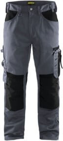 Blakläder Bundhose Handwerk in Grau/Schwarz mit Kniepolstertaschen und Cordura-Material, Konfektionsgröße 102 - Bild 1