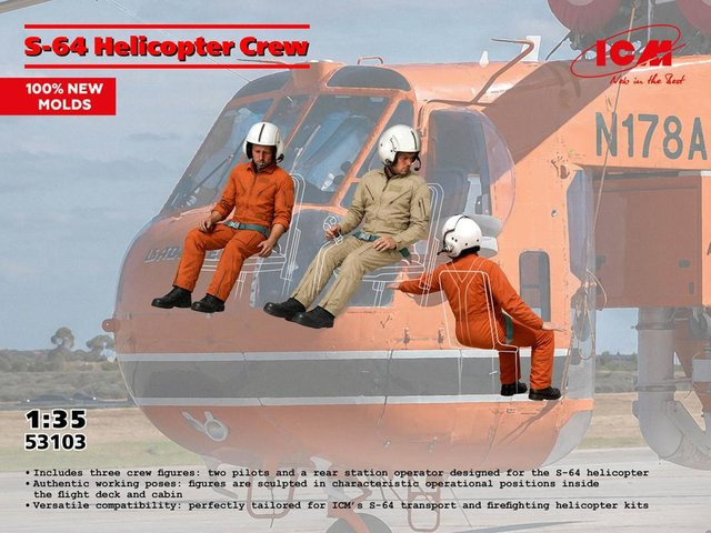 ICM S-64 Helicopter Crew, Fahrzeuge - Bild 1