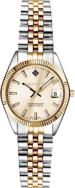 Gant Armbanduhr Sussex Mini, Quarz, Edelstahl, Gold, 28 mm, Damen - Bild 1