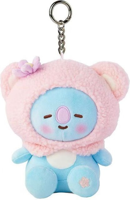 BTS BT21 Plüschpuppe Sakura-Version Keyring, Weiß, Plüsch / Textil - Bild 1