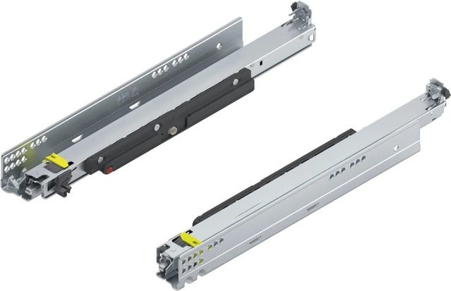 Blum Movento Vollauszug Tip On 766H4500T Nennlänge 450 mm für bis zu 70 kg in Silber - Bild 1