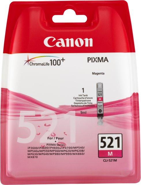 Canon Tintenpatrone CLI-521M Magenta - Bild 1