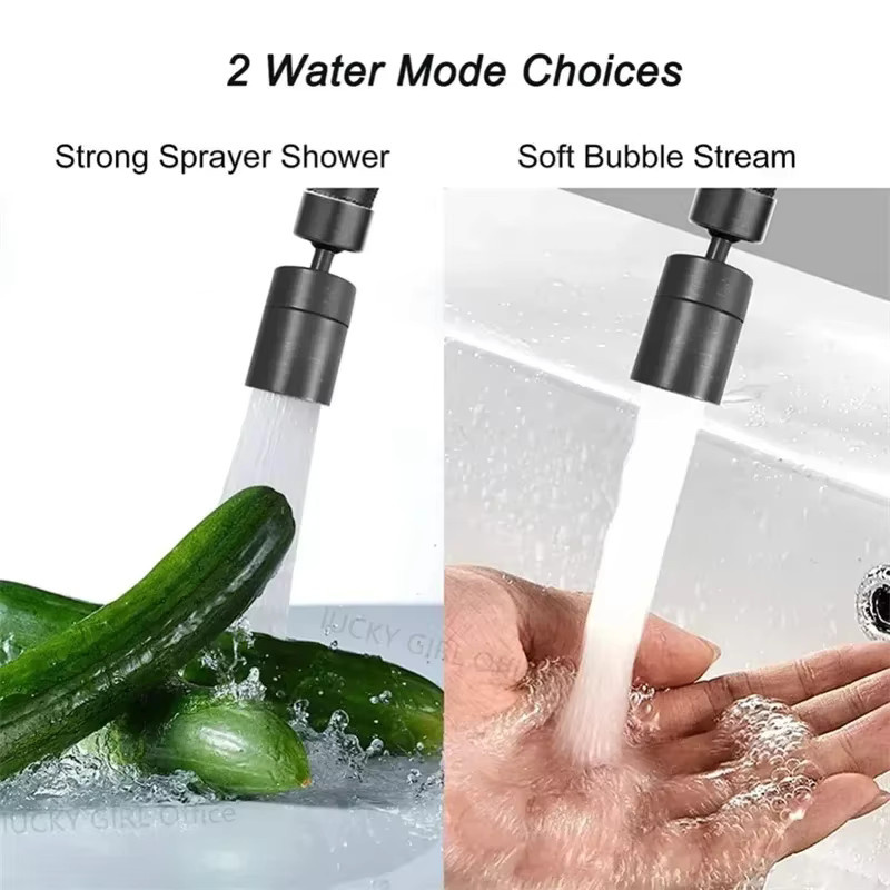 Do Kogia 360 Grad Waschbecken-Wasserhahn-Adapter mit Spray-Filter und verstellbarem Duschwerkzeug für die Küchenspüle - Bild 4