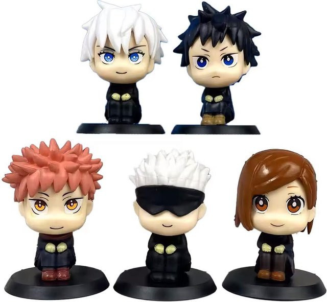 Yiran toy 1 Jujutsu Kaisen Figuren 5-teiliges Set PVC Bunt - Bild 1