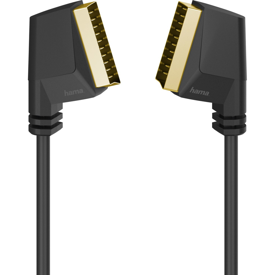 Hama Scart-Verbindungskabel Stecker auf Stecker in Schwarz, 1,5 m - Bild 2