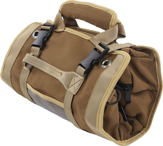 Fishine Werkzeug-Rolltasche aus Oxford-Stoff in Beige mit Trageriemen zur praktischen Werkzeugaufbewahrung - Bild 1