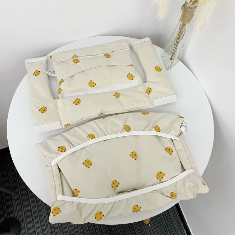 OOTDTY Hochstuhl Kissen Set für Stokk, Waschbare Sitzkissen und Rückenpolster für Babys - Bild 4