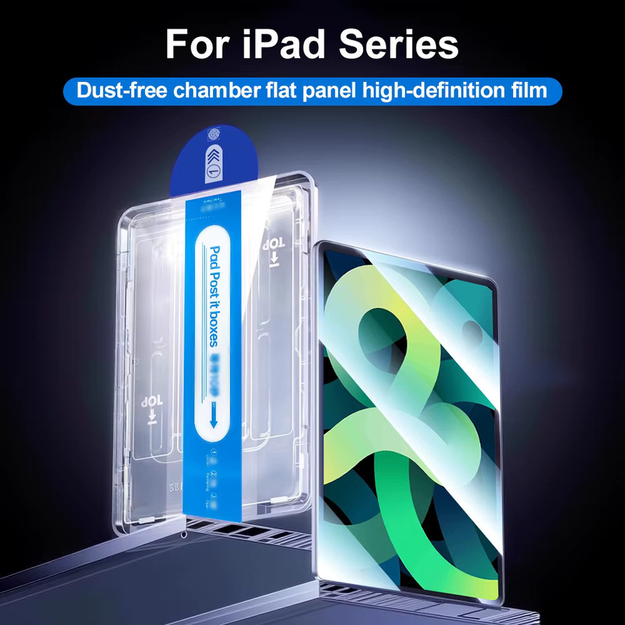 Transparentes gehärtetes Glas als Displayschutz für Apple iPad Air 11 und 13 sowie verschiedene iPad Generationen - Bild 3