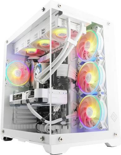 CSL Computer Gaming PC M11170H in Weiß mit Intel Core i7 14700F, 32GB RAM, 2000GB SSD und Nvidia GeForce RTX 4060 Ti 8GB GDDR6 - Bild 1