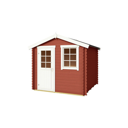 Lasita Gartenhaus Maja Wels 2 aus Fichtenholz in Schwedenrot mit Satteldach und Boden B/T/H: 263,7 x 250 x 233,7 cm - Bild 2