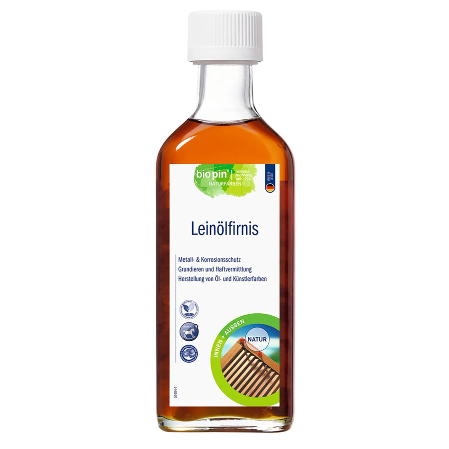 Biopin Leinölfirnis Transparent 250 ml - Bild 2
