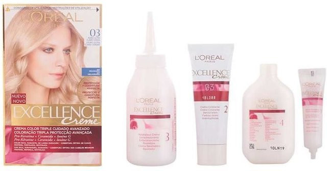 L'Oreal Excellence Getönte Creme, Ultrahelles Aschblond, Alle Haartypen - Bild 1