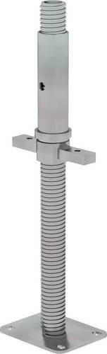MUNK Günzburger Steigtechnik 27104 Höhenverstellbare Spindel mit Fußplatte in Silber - Bild 1