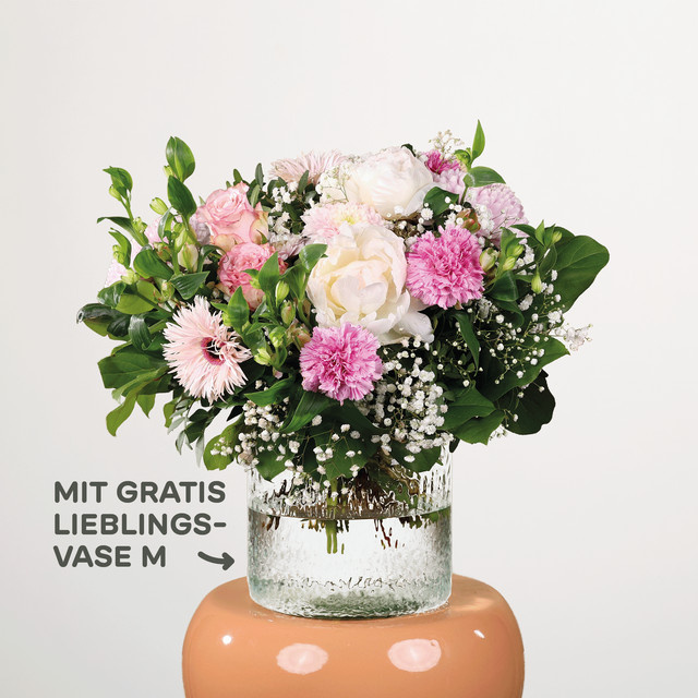 BLUME2000 Soft Summer Bouquet pink weiß lightpink Größe M - Bild 1