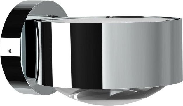 Top Light Puk Maxx Wandleuchte LED Up-Down in Chrom mit transparentem Glas und warmweißem Licht - Bild 1