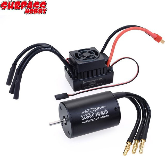 Übertrefen Hobby Bürstenloser Motor 60A ESC für RC Auto Buggy - Bild 1