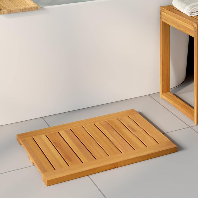 Badezimmermatte Yiwydaa aus Holz in Braun, Breite: 60 cm, Tiefe: 40 cm - Bild 1