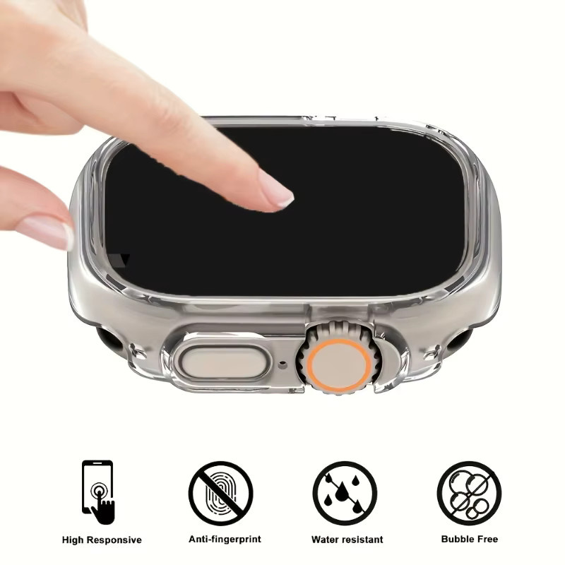 Apple Screen Protector, Glas, Schwarz, Uhrenzubehör - Bild 4