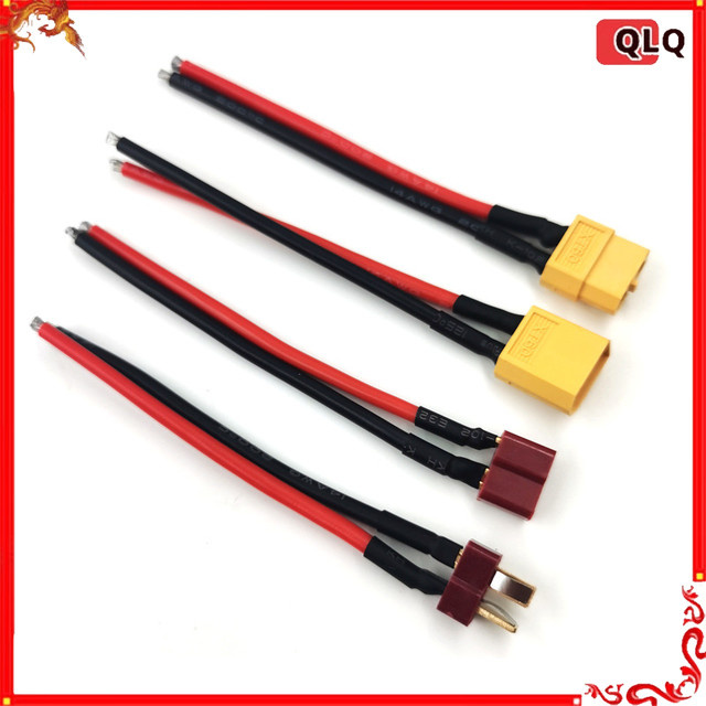 DUTRIEUX RC Batteriekabel XT60 XT30 T XT90 MPX Stecker/Buchse, Silikon, 10-teiliges Set - Bild 1