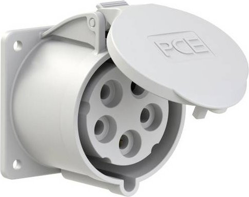 PC Electric Power Twist 325-1f7 CEE Anbaudose 32A 5polig grau IP44 - Bild 1