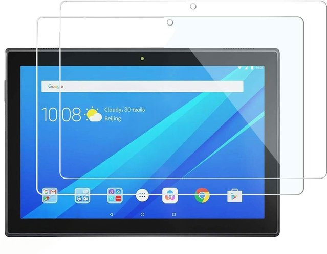 2er-Set gehärtete Glas Displayschutzfolie für Lenovo Tab M10 TB-X605F X505F 10,1 Zoll, transparent und kratzfest - Bild 1