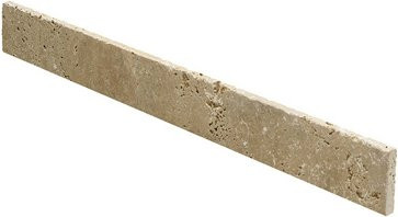 WOHNRAUSCH Sockelleiste Sunniva aus Travertin in Orange, Braun, Gold und Beige, L: 40,6 cm, B: 1,2 cm, H: 6,0 cm - Bild 1