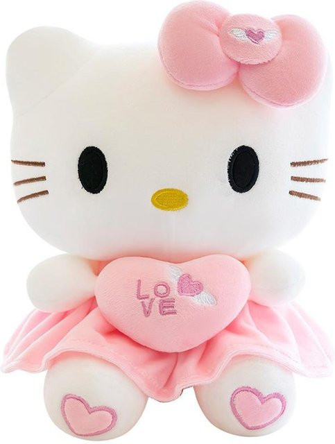 DewBloom Hello Kitty Plüschtier, Pink, 30cm - Bild 1