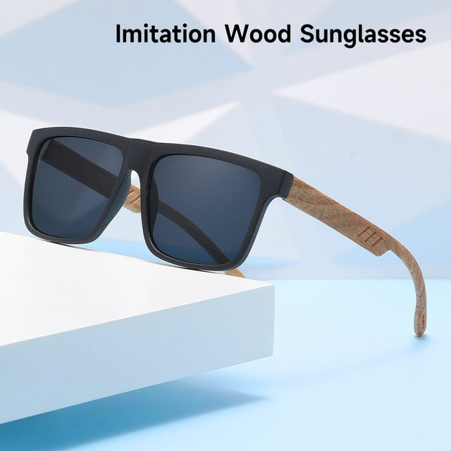 Blanche Michelle Sonnenbrille, square, Unisex, Vollrand, Kunststoff, schwarz - Bild 1