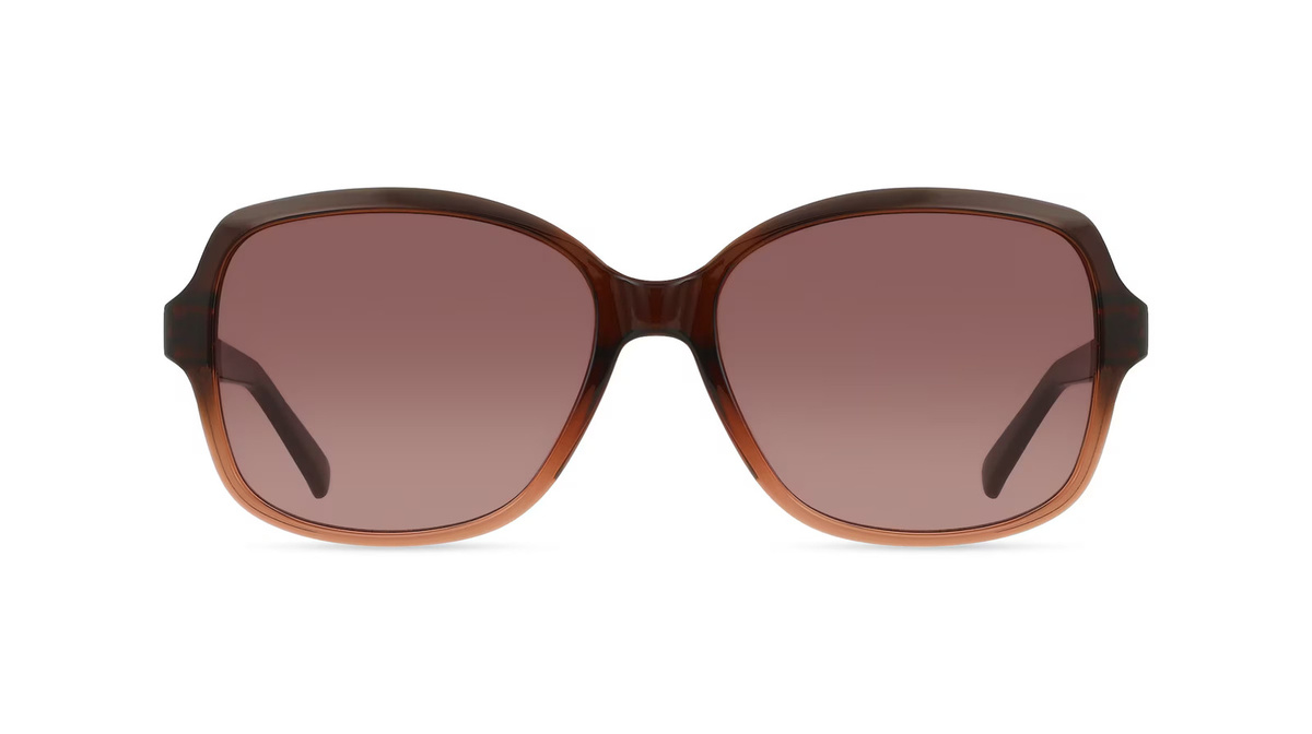 Fackelmann LD 055 SUN CL AGNES Sonnenbrille, Vollrand, Oval, Braun, Damen - Bild 1