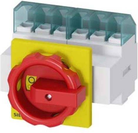 Siemens Lasttrennschalter 6-polig Rot Gelb 32 A 690 V/AC 16 mm² 3LD22033VK53 - Bild 1
