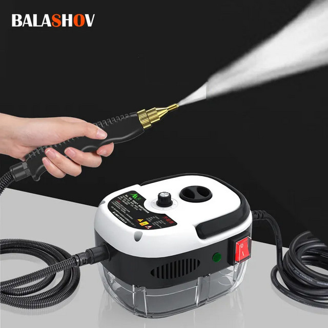 BALASHOV Handheld Dampfreiniger zur Sterilisation für Haushalt und Auto, Weiß - Bild 1