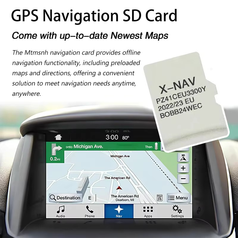 NAVINESA Navigationskarte X-NAV für Toyota AYGO 2023 mit EU RU UK Kartenmaterial auf 8 GB Memory Card - Bild 3