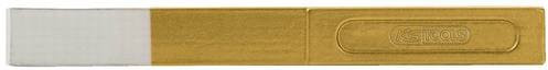 KS Tools Karosserie-Schlitzmeißel extra dünn in Chrome-Molybdän-Stahl, Farbe: Gold/Silber - Bild 1