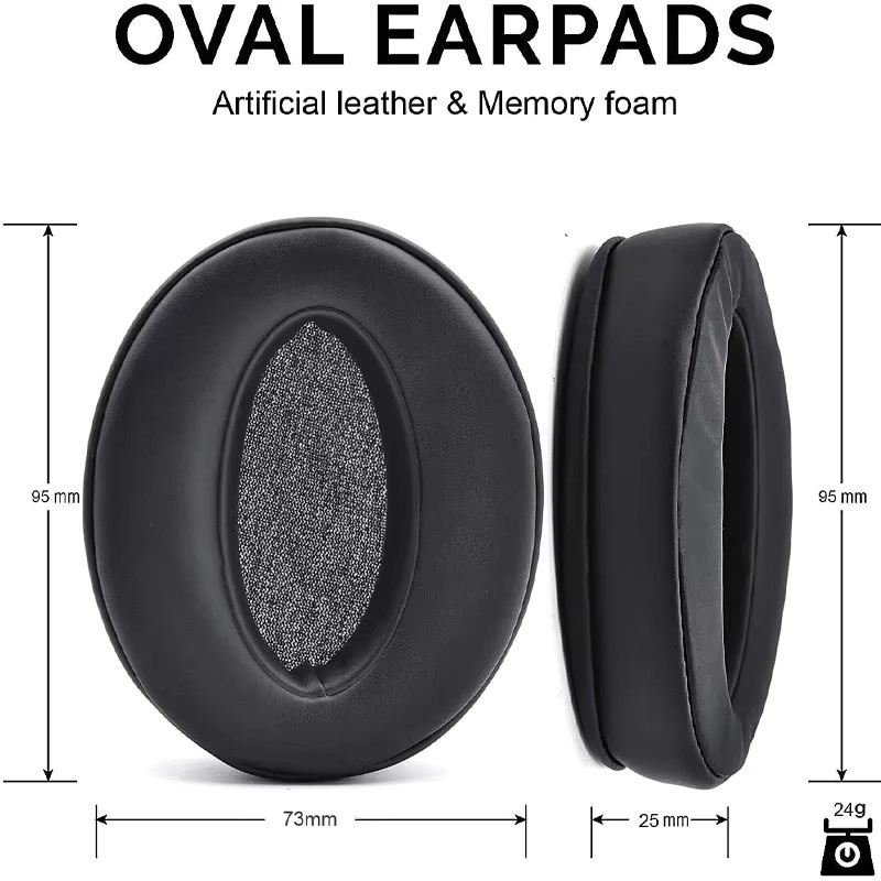 Sennheiser Ersatz-Ohrpolster aus weichem Memory-Schaum für Over-Ear Kopfhörer HD4.40BT, HD4.50BT und HD450BT in Schwarz oder Weiß - Bild 4