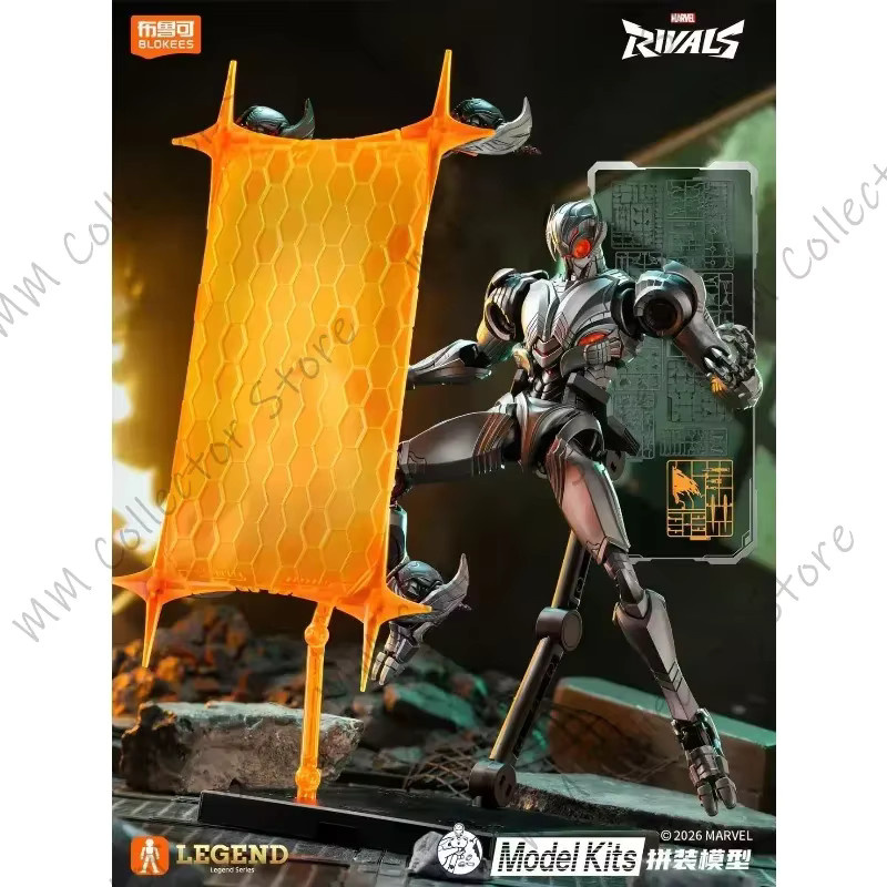 Blokees Marvel Rivals Ultron Figur mit Thron, Legend Edition Modellbausatz, bewegliches Sammlerstück - Bild 4