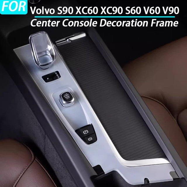 Auto Mittelkonsole Dekoration Rahmen Abdeckung für Volvo S90 XC60 XC90 S60 V60 V90 Innen Zubehör LHD - Bild 1