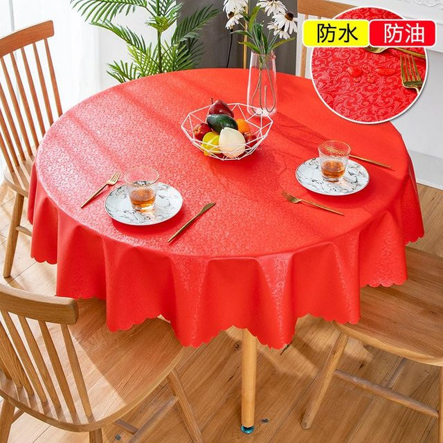 Wasserdichte runde Tischdecke aus PVC von JMG Household Supplies mit floralem Design, Durchmesser: 140 cm - Bild 1