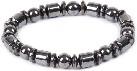 LAIZHANGLIBA Armband, Hämatitstein, Schwarz, Unisex - Bild 1