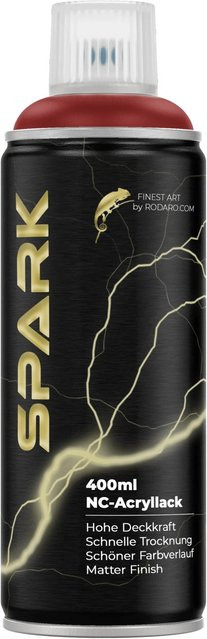 SPARK Spraydose für Holz, Lösungsmittelbasiert, Matt, Rubinrot, 400ml - Bild 1
