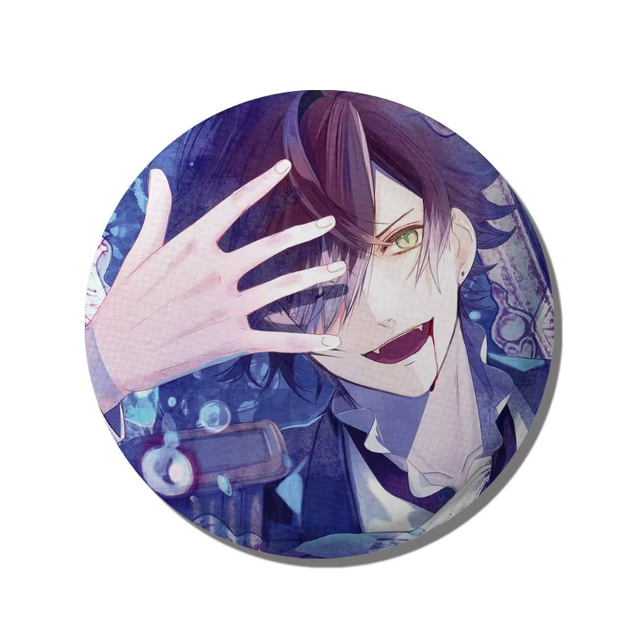 Diabolik Lovers Snap-in-Pins, Broschen, Cartoon-Figur, rund, Bunt, Unisex - Bild 5