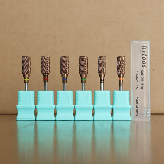 HYTOOS Kupferbeschichtete Maniküre-Bits, Metallic - Bild 1
