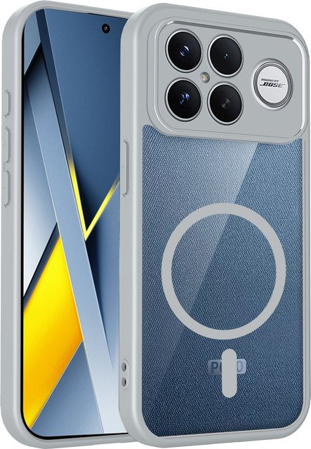 Transparente magnetische Handyhülle für Poco F8 Pro und Poco F8 Ultra mit kabelloser Ladefunktion und stoßfestem Schutz - Bild 1
