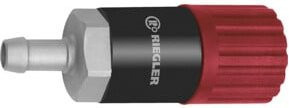 Riegler Dreh-Sicherheitskupplung NW 8, ISO 6150 C, Edelstahl, Farbe: Rot, Tülle LW 10 - Bild 1