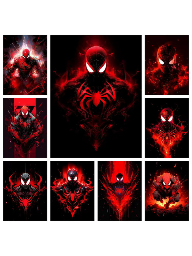 Marvel Spider Man 5D DIY Diamant Malerei als Mosaik Stickerei für Kinder in Multicolor - Bild 3