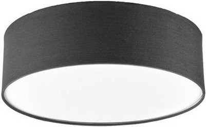 Brumberg Aufbauleuchte modern aus Metall und Stoff in Schwarz oder Grau mit E27 Fassung - Bild 1