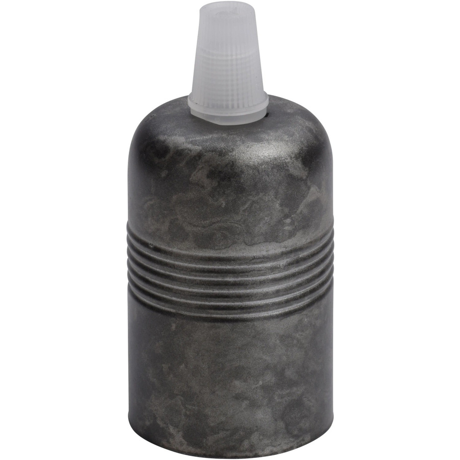 Just Light Leuchte im Retro-Stil aus Eisen in Grau mit E27 Fassung bis 60 W - Bild 2