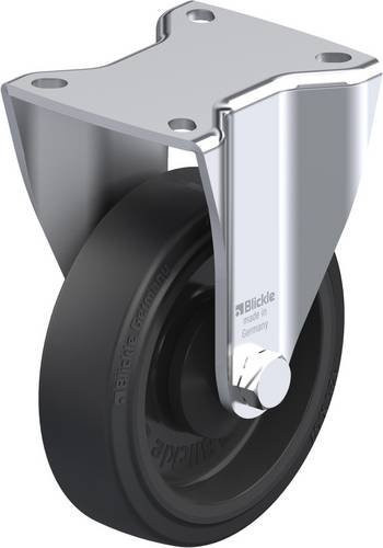 Blickle BH-POEV 125K-1 Bockrolle in Schwarz-Grau mit 125 mm Rad-Durchmesser und 250 kg Tragfähigkeit - Bild 1