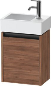 Duravit Waschtischunterschrank Ketho.2 in Natur, wandhängend, mit 1 Tür, Eckausführung, B: 36,4 cm, T: 23,8 cm - Bild 1