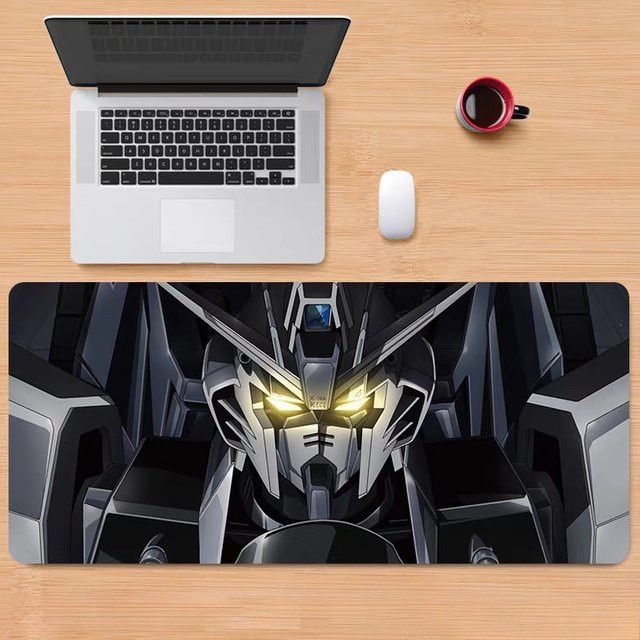 Bandai Gundam Anime Mauspad aus Leder in Multicolour für Gaming und Büro - Bild 1